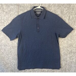 Jim Nantz by Vineyard Vines Men's Large Blue Golf Performance Polo Shirt